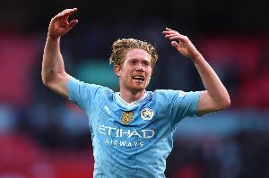 记者：德布劳内对去意大利踢球持积极态度，那不勒斯计划下周报价