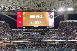 世俱杯首轮：揭幕战6万人看梅西 巴黎vs马竞8万人 最低一场仅3412