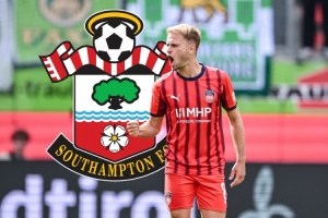 德天空：海登海姆边锋斯基恩萨加盟圣徒，转会费800万-1000万欧