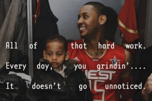 基扬致敬父亲甜瓜：在我心里你早就是名人堂级别的存在了！