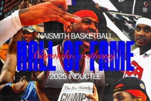 ESPN晒精美海报：传奇永存🐐 欢迎卡梅隆-安东尼加入名人堂