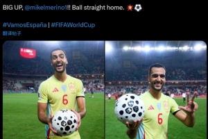 29岁上演职业生涯首个帽子戏法！梅里诺赛后带走比赛用球