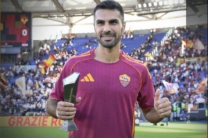 切利克：我很高兴首次获得全场最佳球员，罗马希望赢得所有比赛