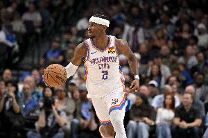 冷知识？本赛季仅2人不足5次罚球时多场砍下30+：亚历山大、拉文