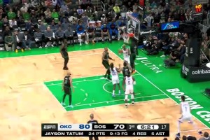 这是怎么拧进去的？SGA展现无敌节奏感，一挑三空中拉杆打进